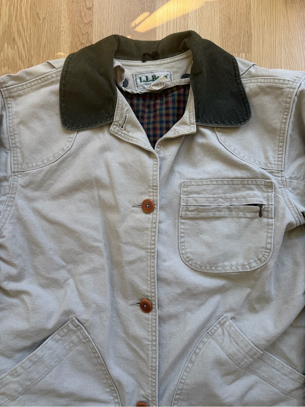 Vintage LL Bean Barn Jacket USA Medium - Picture 2 of 6